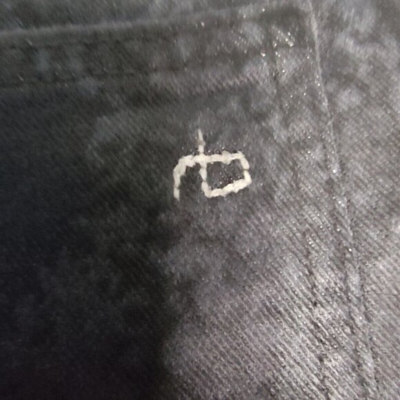 Rag & Bone Womens Snake Foil Nina SZ 27 High Rise Ankle Cigarette Jeans - Picture 10 of 12